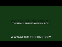 Glossy Lamination Film, BOPP Thermal Lamination Film,Gloss Finish