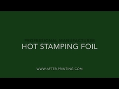 China Manufacturer Factory Hot Stamping Foil Supplier