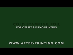 Cold Stamping Foil for Offset and Flexographic Printing Machines AFP