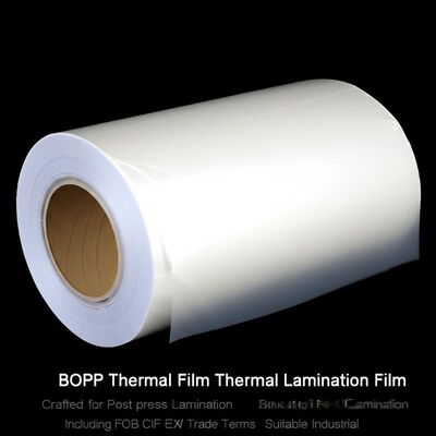 BOPP Thermal Film Thermal Lamination Film Crafted for Post press Lamination Including FOB CIF EXW Trade Terms Suitable Industrial